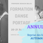 Annulée // Formation danse portage -  module 1 (Belgique)
