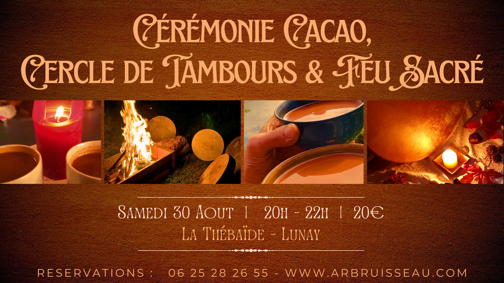 Cérémonie du Cacao et Cercle de Tambours - Lunay (41)
