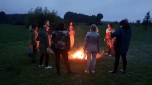 ArbRuisseau - Cérémonie du Feu Sacré et Tambours Chamanique à la Thébaïde Lunay près de Vendôme en Loir et Cher