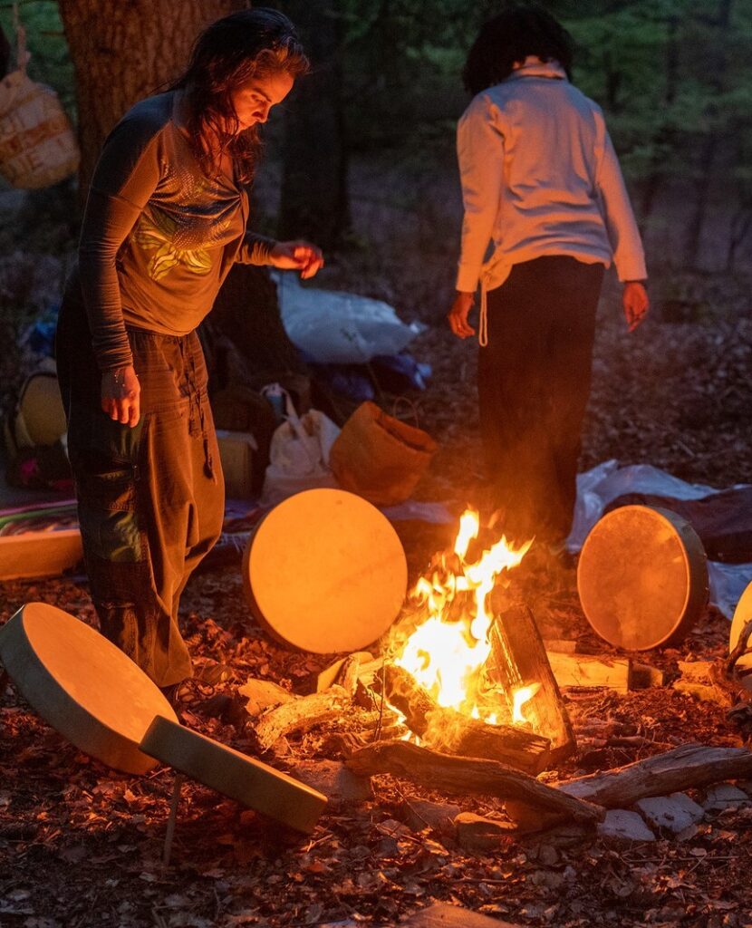 ArbRuisseau Célébrer les Sabbats. Cérémonie Chamanique Celte avec Feu Sacré, Cercle de Tambour et Rituel Chamanique